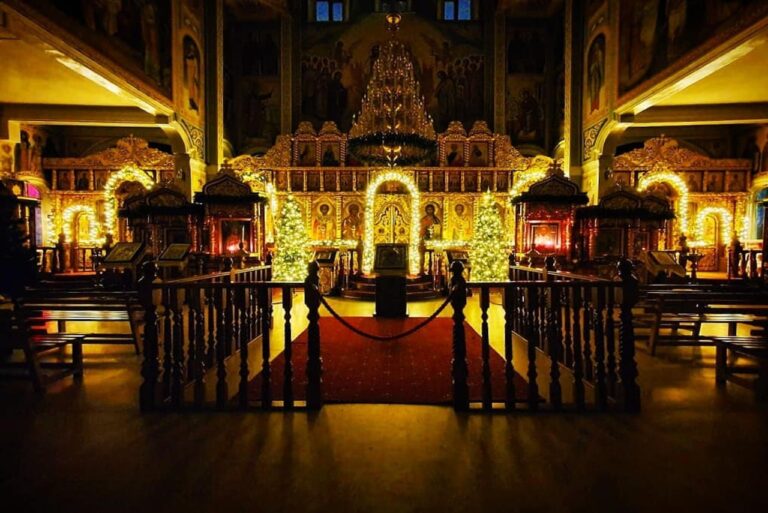 St Nicholas Cathedral Almaty Night
