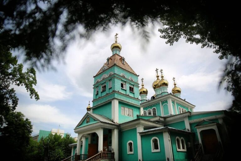 St Nicholas Cathedral Almaty city