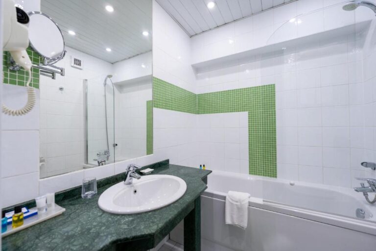 Bathroom of Family Room in Kazzhol Hotel Almaty