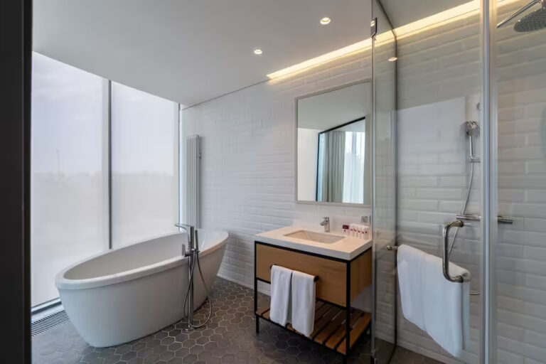 Bathroom of Premium room in Sadu hotel