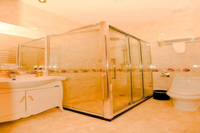 Bathroom of standard Room in Grand Voyage Almaty