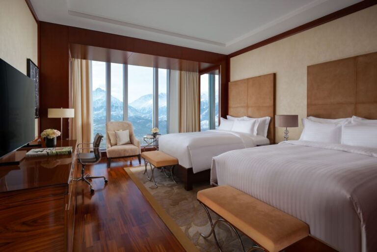 Club Guest double room with Mountain view in Ritz Carlton Almaty
