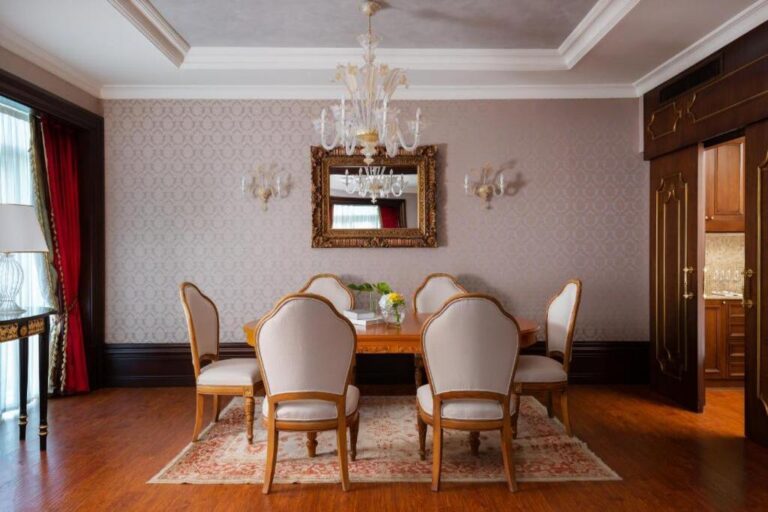 Dining Room of Presidential Suite in Rixos Almaty