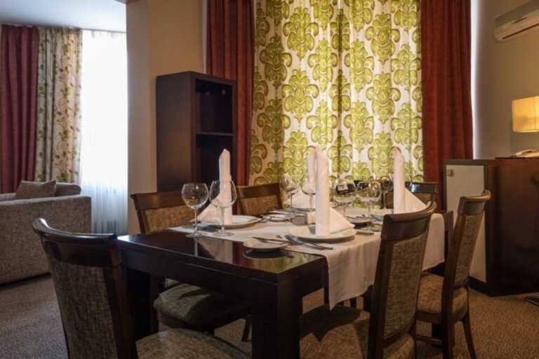 Dining Table of King suite in Hotel Kazakhstan