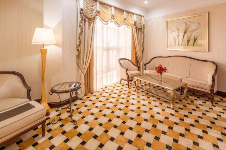 Living Room of Executive suite in Royal Tulip Almaty