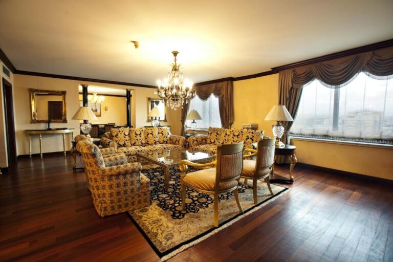 Living Room of Presidential Suite in InterContinental Almaty