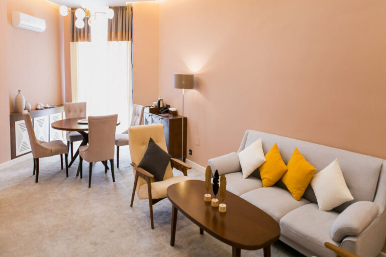 Living Room of Presidential suite in Hotel Kazakhstan