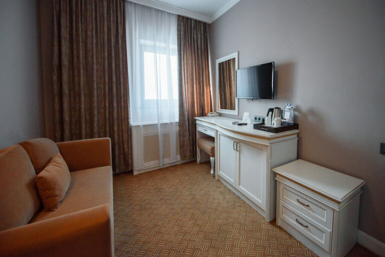 Living Room of junior suite in Hotel Kazakhstan