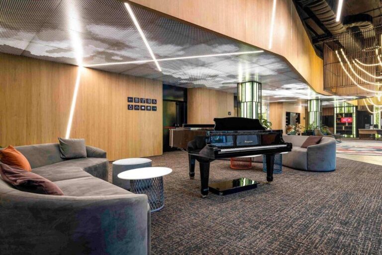 Lobby in novotel almaty