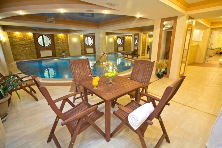 Pool at Kazzhol Hotel Almaty
