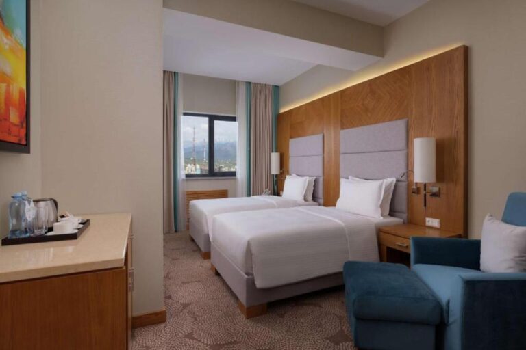 Twin Guest room in DoubleTree by Hilton Almaty