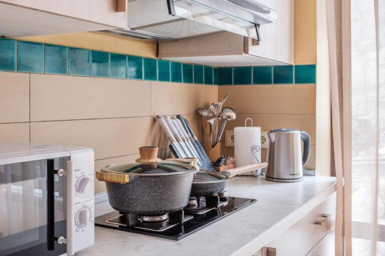 kitchen in Chalet in Oi-Qaragai resort