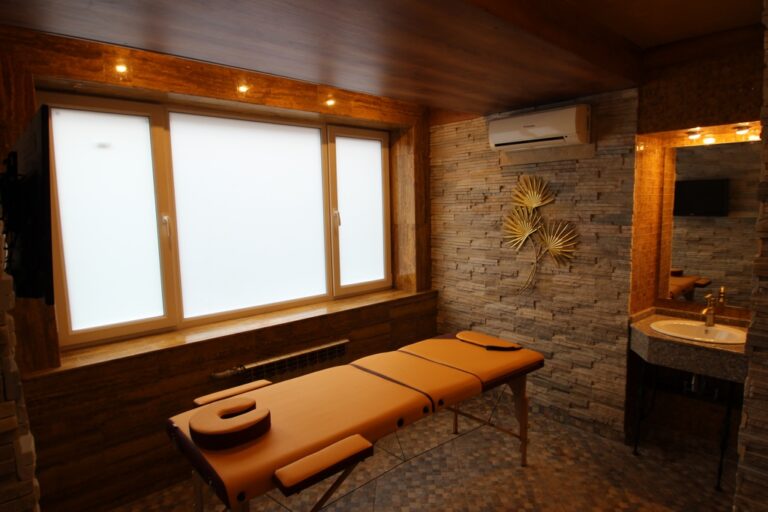 sauna in hotel Uyut Almaty